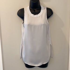 EUC Vince XS grayish blue silk blouse. Gorgeous